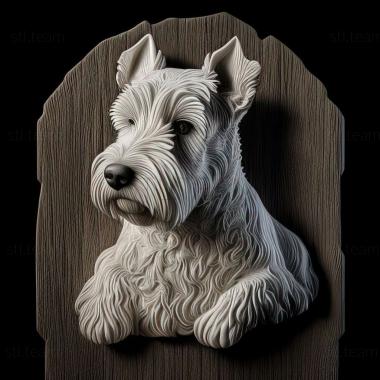 3D модель Собака породы пуми (STL)